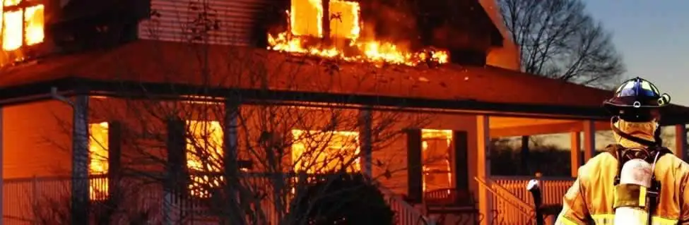 fire damage repair emergency response at a residential property affected by an active house fire in Denver, CO